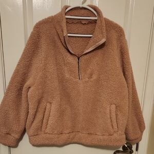 Plush Pink Sherpa Jacket